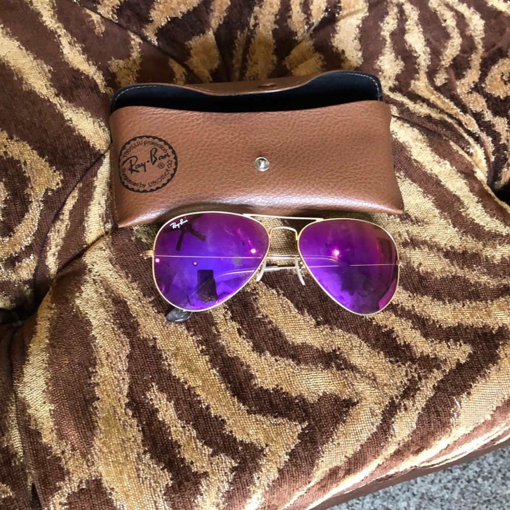 Ray Ban Pink Aviators